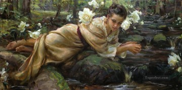 Women Painting - Pretty Lady DFG 35 Impressionist
